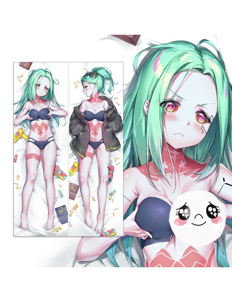 Rebecca Cyberpunk Dakimakura Anime Body Pillow Case 221109 Female